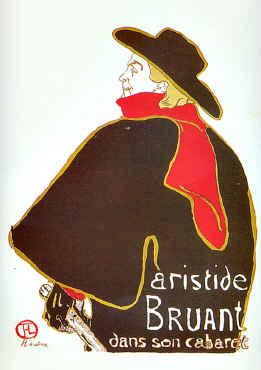  Henri  Toulouse-Lautrec Aristide Bruant dans son Cabaret France oil painting art